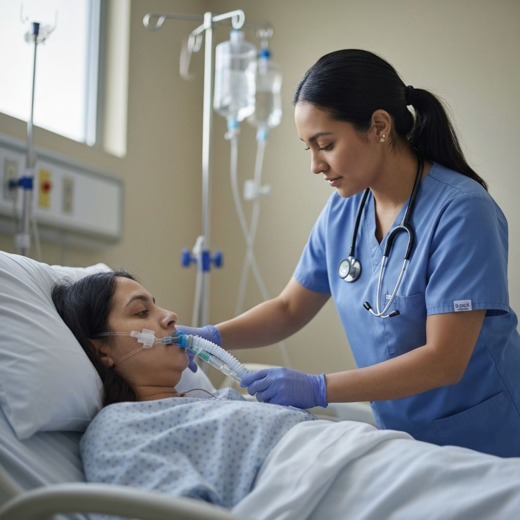 ভেন্টিলেটর সাপোর্ট নার্স